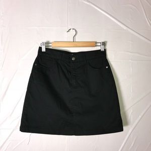 CROFT & BARROW Black Classic Fit Skort